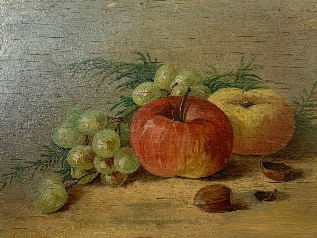 Oil painting Still life with apples - 5