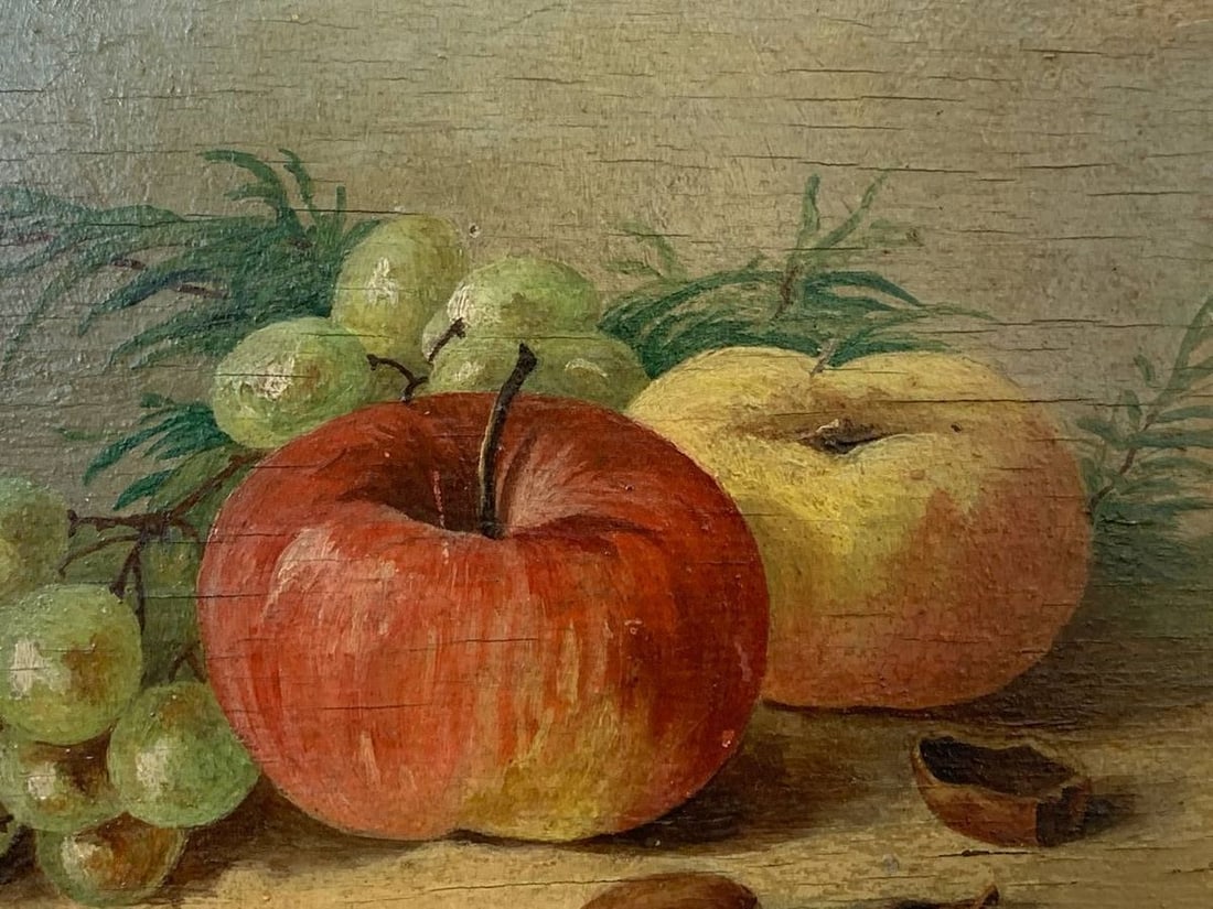 Oil painting Still life with apples - 6