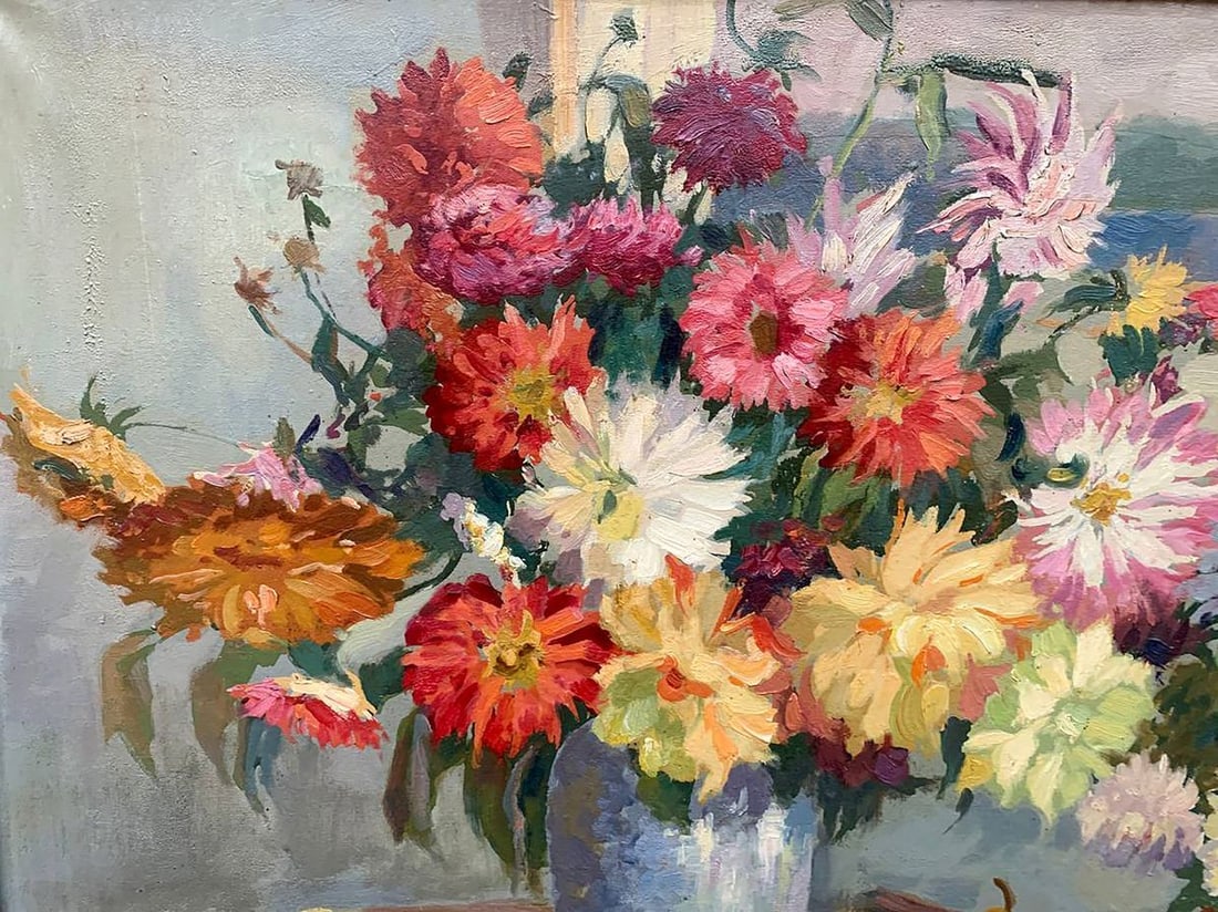 Oil painting Flowers and fruits Lyubavin Yury Mikhailovich - 3