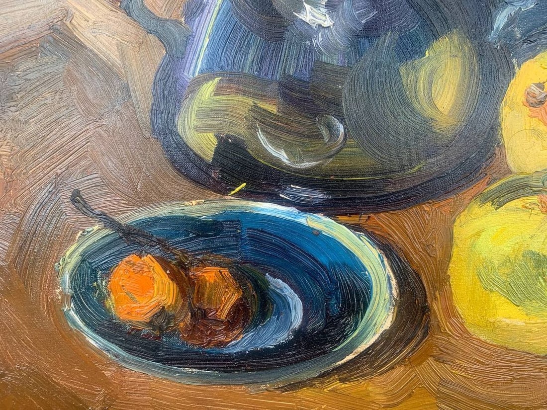 Oil painting Still life with lemons Irina Palashchenko - 4