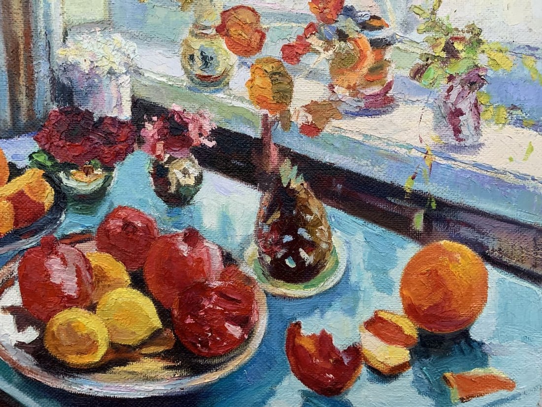 Oil painting Still life in the kitchen - 7