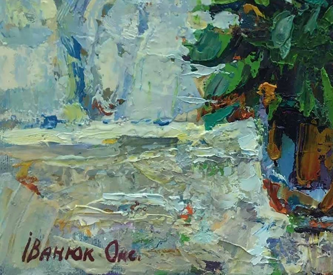 Oil painting Spring is outside the window Kalenyuk Oksana - 4