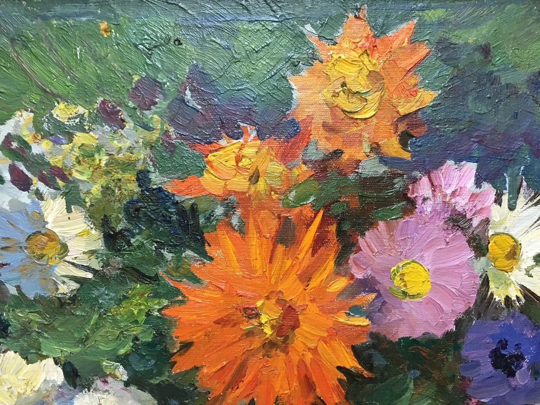 Oil painting Autumn flowers Khodchenko Lev Pavlovich - 3