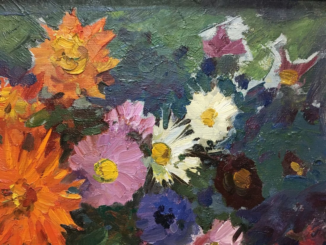 Oil painting Autumn flowers Khodchenko Lev Pavlovich - 4