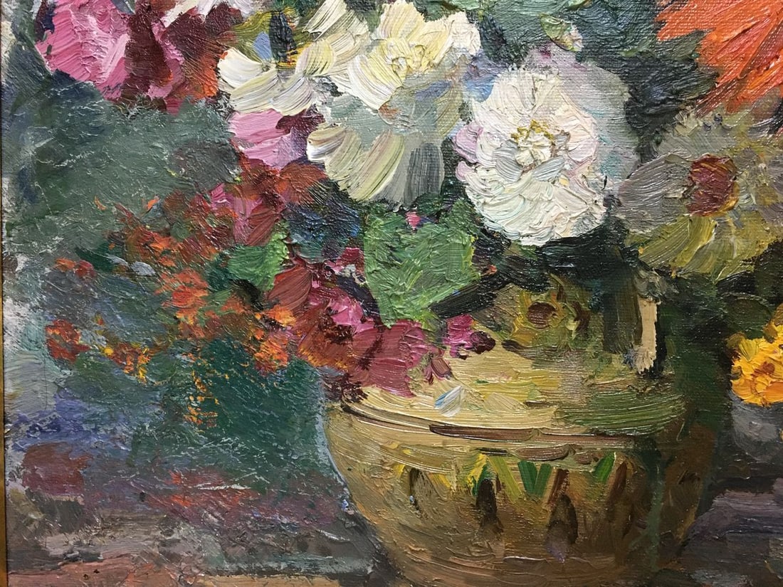 Oil painting Autumn flowers Khodchenko Lev Pavlovich - 5