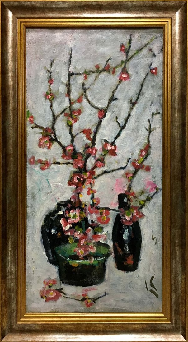 Oil painting Flowers are growing Volsky Petr Dmitrievich (1 of 17)