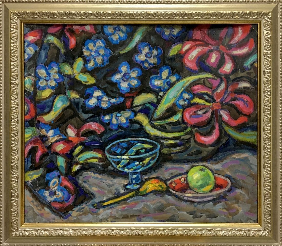 Oil painting Thoughts on food Gaiduk Zinaida Kirillovna: Vern 477