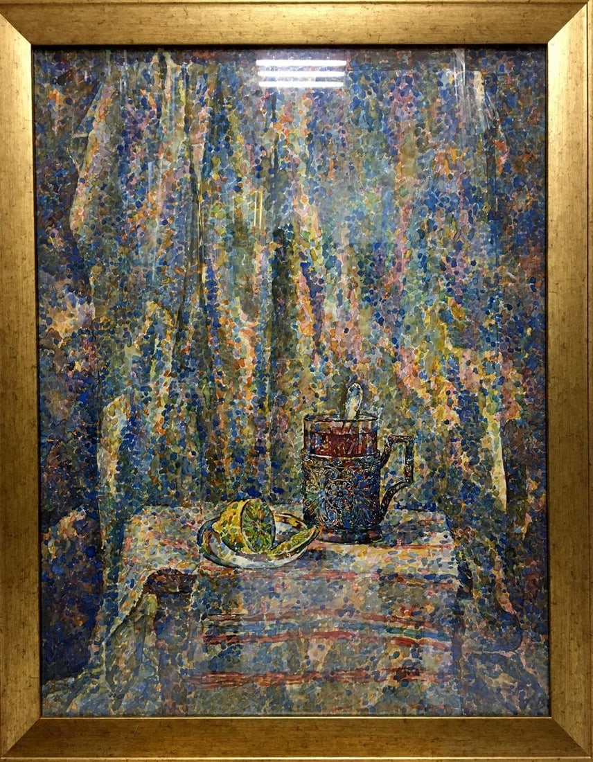 Watercolor painting Still life G. Vyazovsky: Vern 479