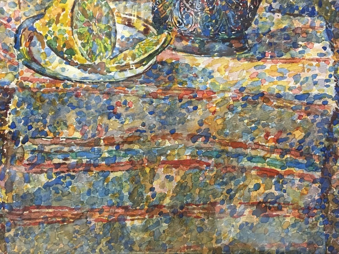 Watercolor painting Still life G. Vyazovsky - 6