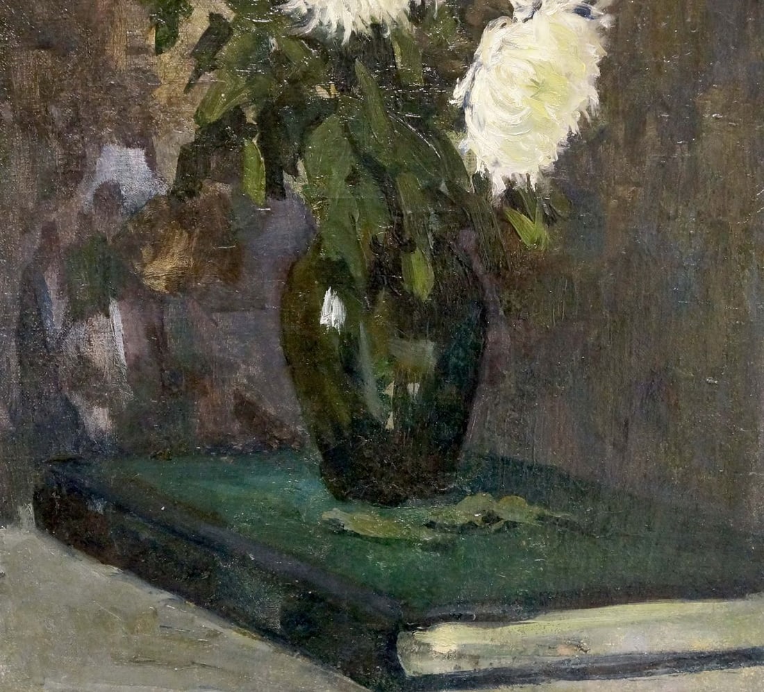 Oil painting Flowers in a vase Volobuev Evgeny Vsevolodovich - 3