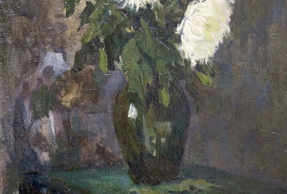 Oil painting Flowers in a vase Volobuev Evgeny Vsevolodovich - 4