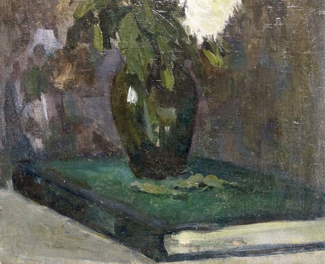 Oil painting Flowers in a vase Volobuev Evgeny Vsevolodovich - 6