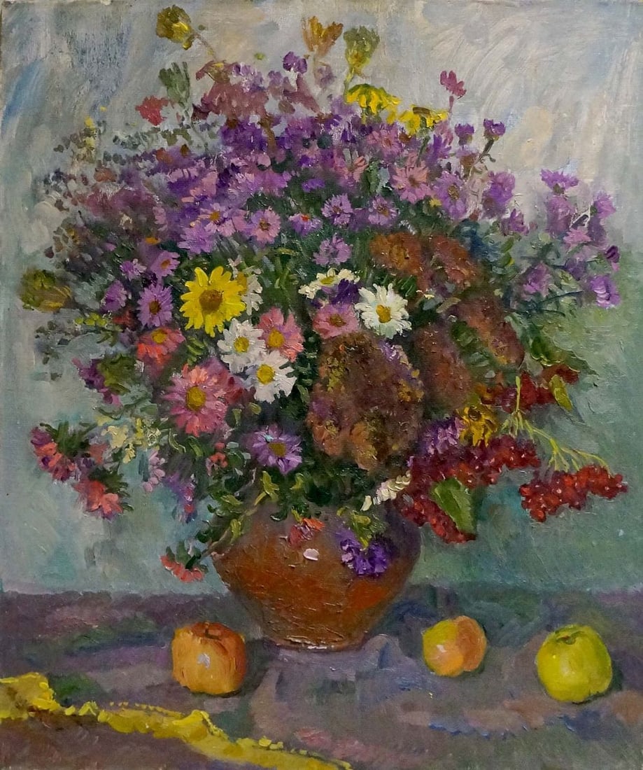 Oil painting Autumn bouquet Mynka Alexander Fedorovich: Vern 517