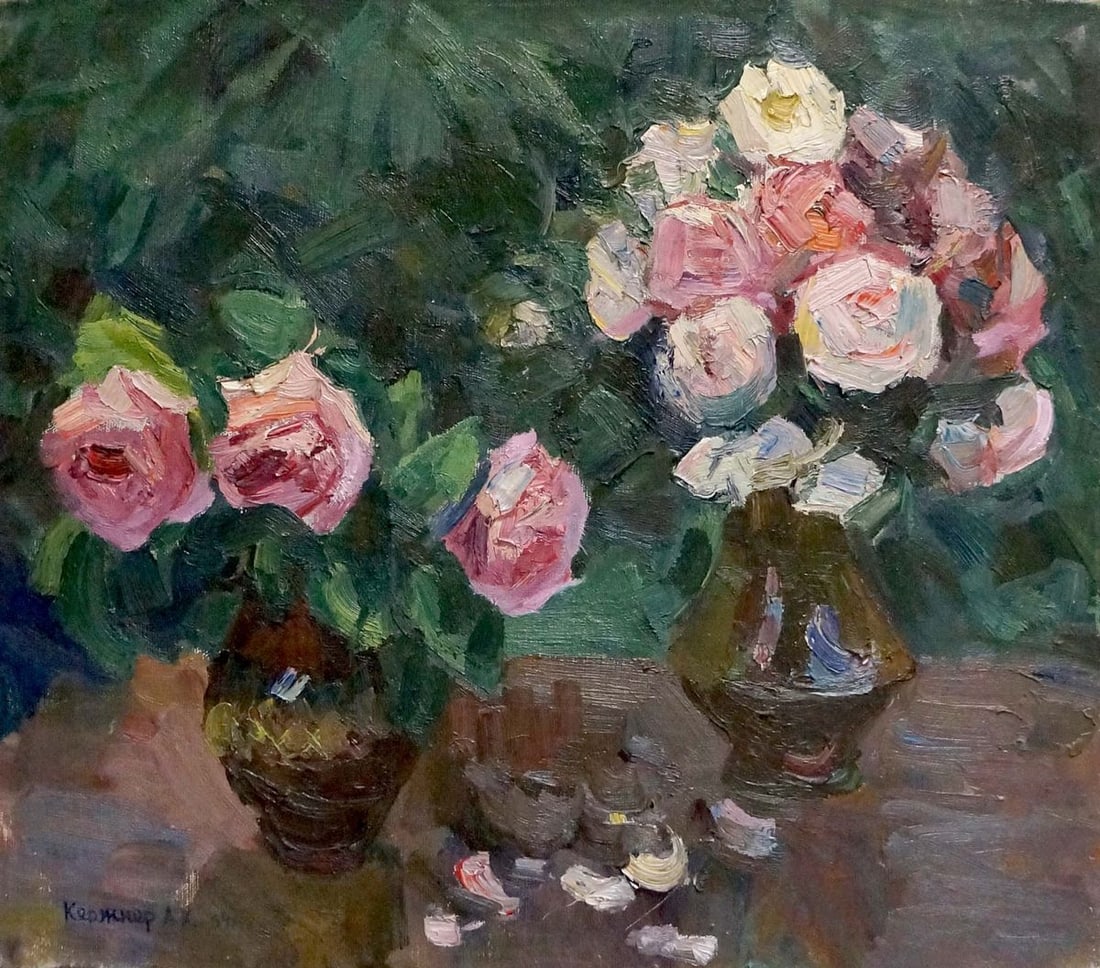 Oil painting Roses Kerzhner Alexander Haskelevich: Vern 520