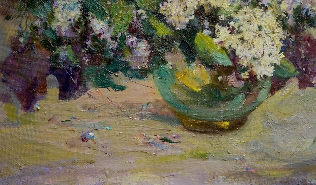 Oil painting Lilac Maltsev Nikolay Alexandrovich - 3