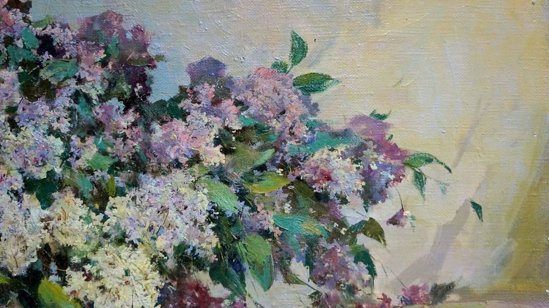Oil painting Lilac Maltsev Nikolay Alexandrovich - 5
