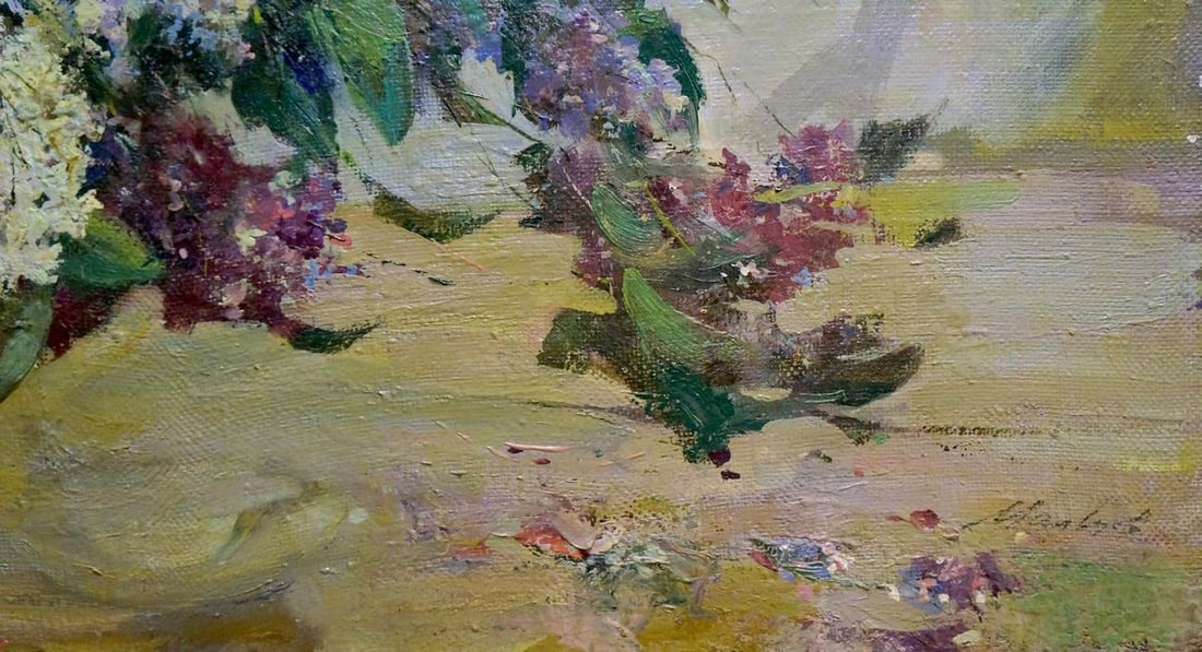 Oil painting Lilac Maltsev Nikolay Alexandrovich - 6