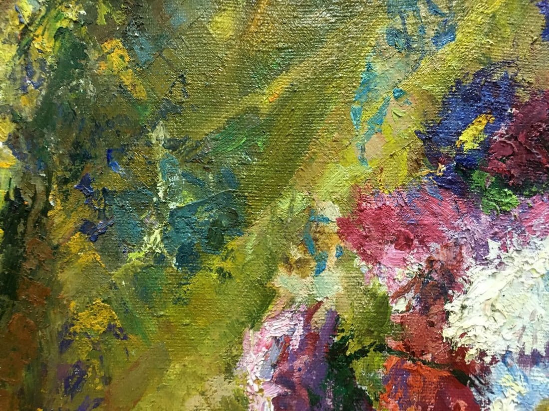 Oil painting Flowers Zhabinsky Leonid Andreevich - 8