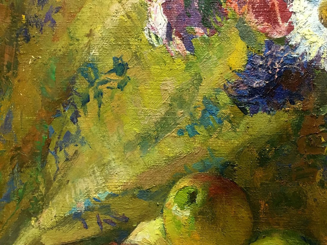 Oil painting Flowers Zhabinsky Leonid Andreevich - 9