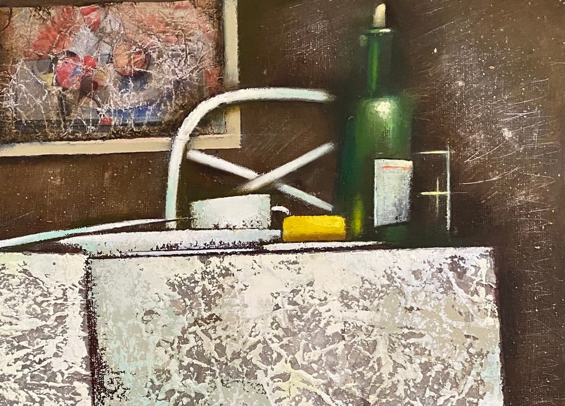 Abstract Oil painting Breakfast Oksana Kyrylenko - 2