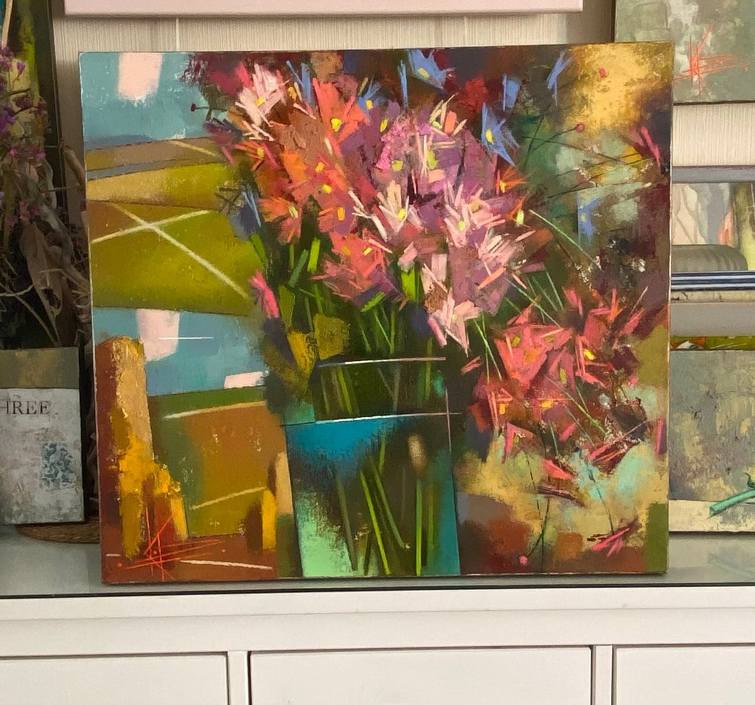 Abstract Oil painting About autumn Oksana Kyrylenko - 3