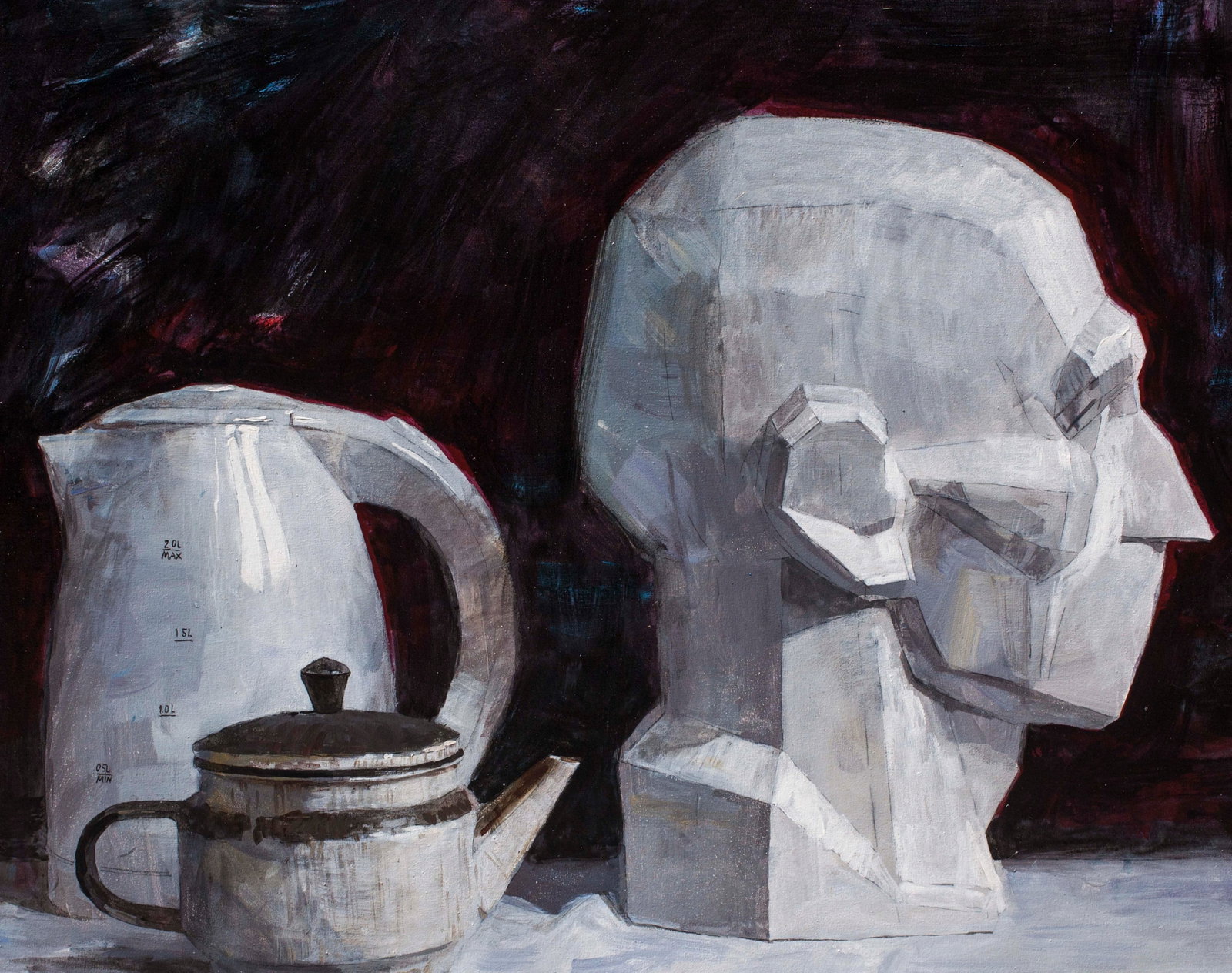 Oil painting Conflict Ukrainian Artist - 2