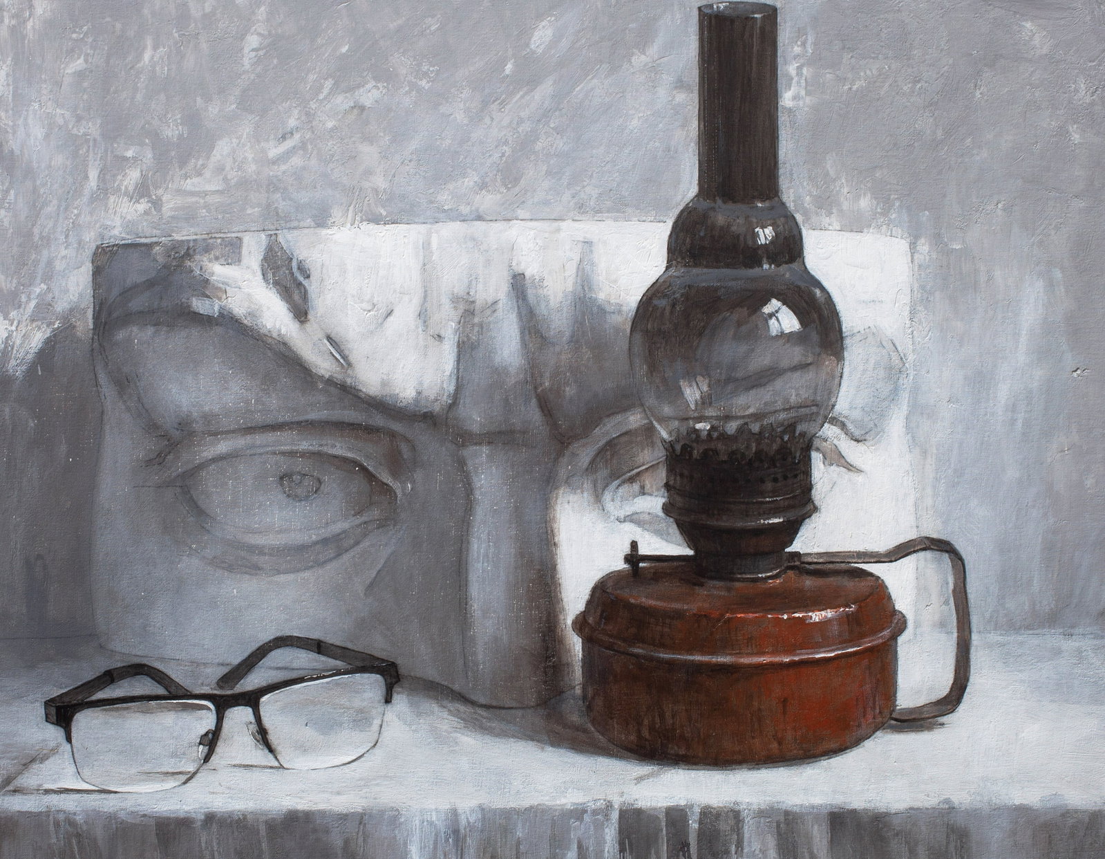 Oil painting Eyes of David Ukrainian Artist - 2