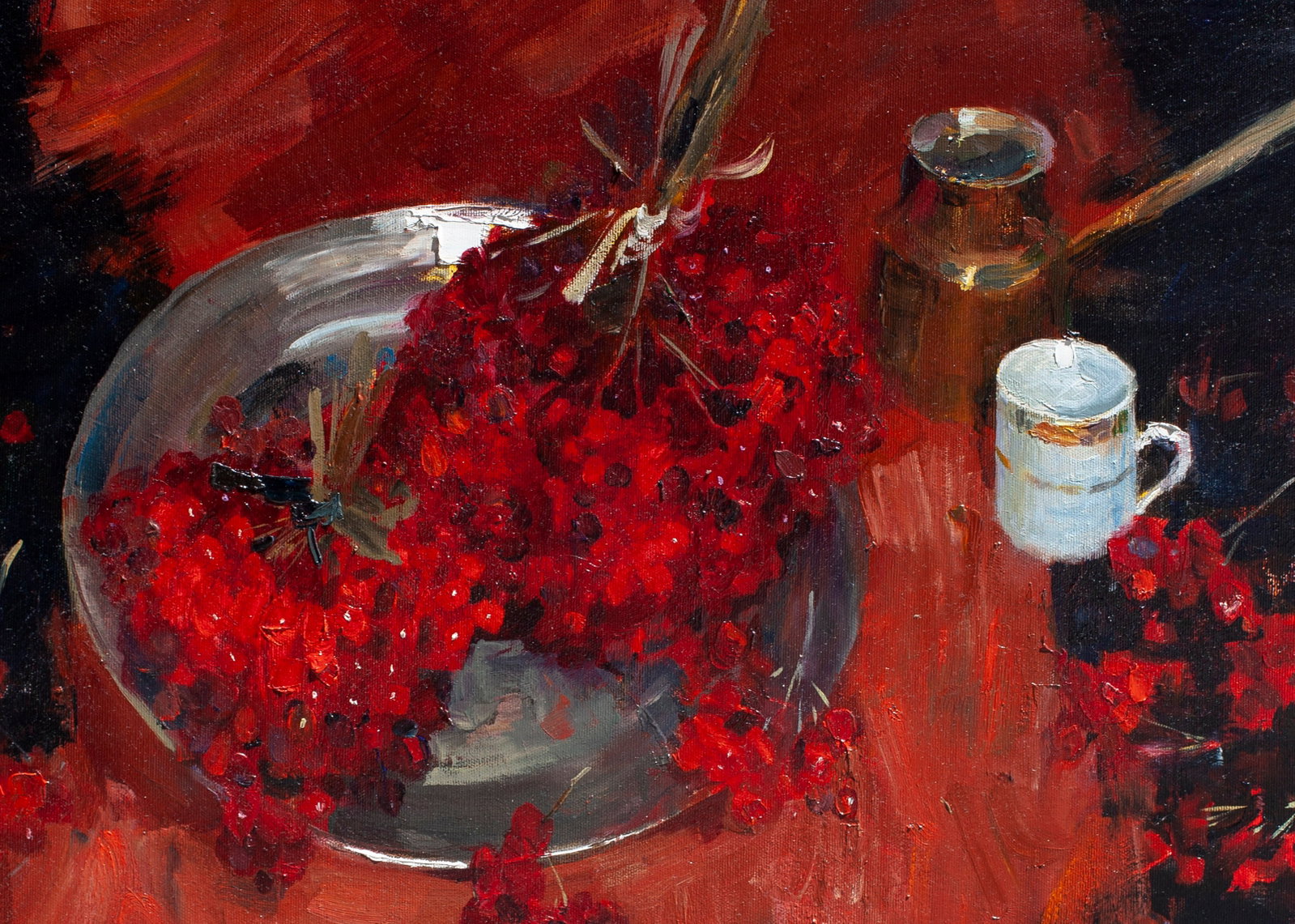 Oil painting Kalina Ukrainian Artist - 2