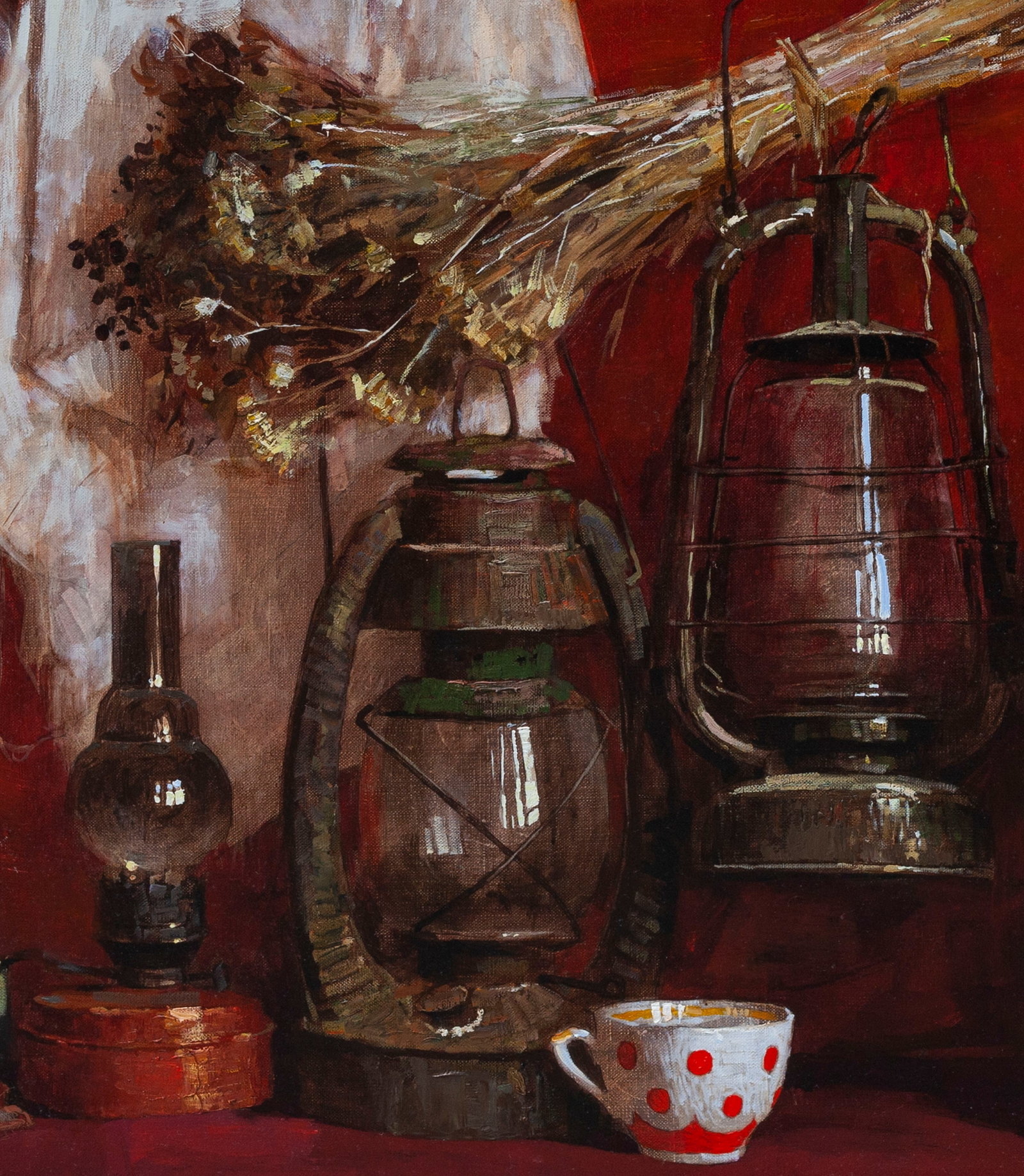 Oil painting November Ukrainian Artist - 4