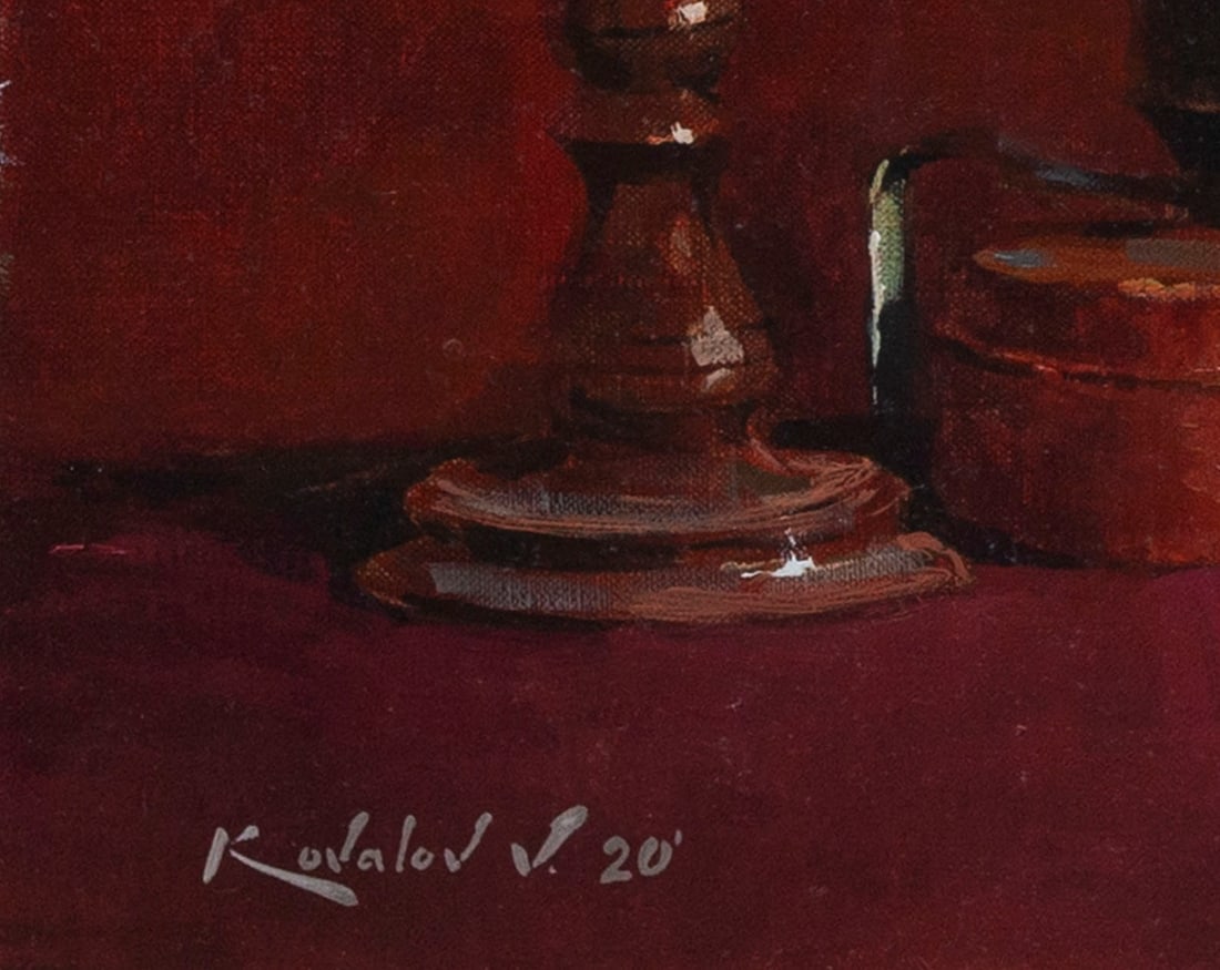 Oil painting November Ukrainian Artist - 5