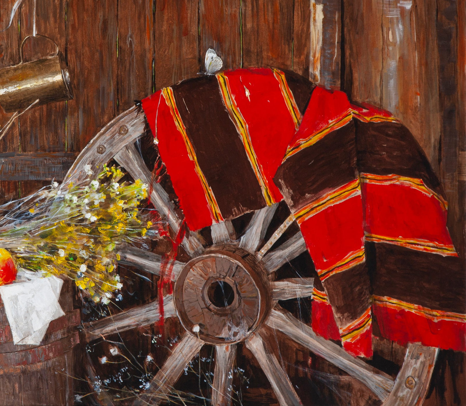 Oil painting September Ukrainian Artist - 3