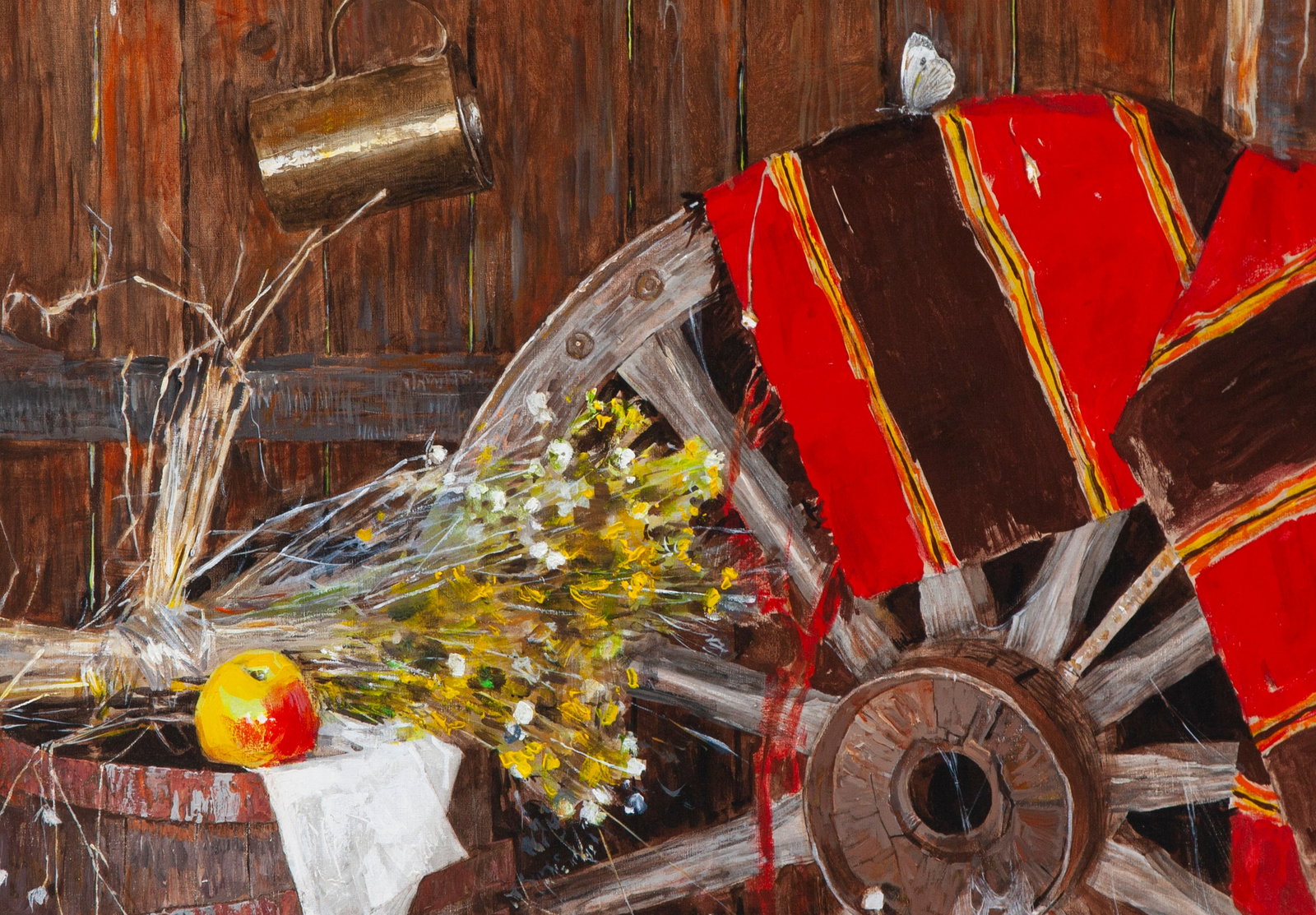 Oil painting September Ukrainian Artist - 5