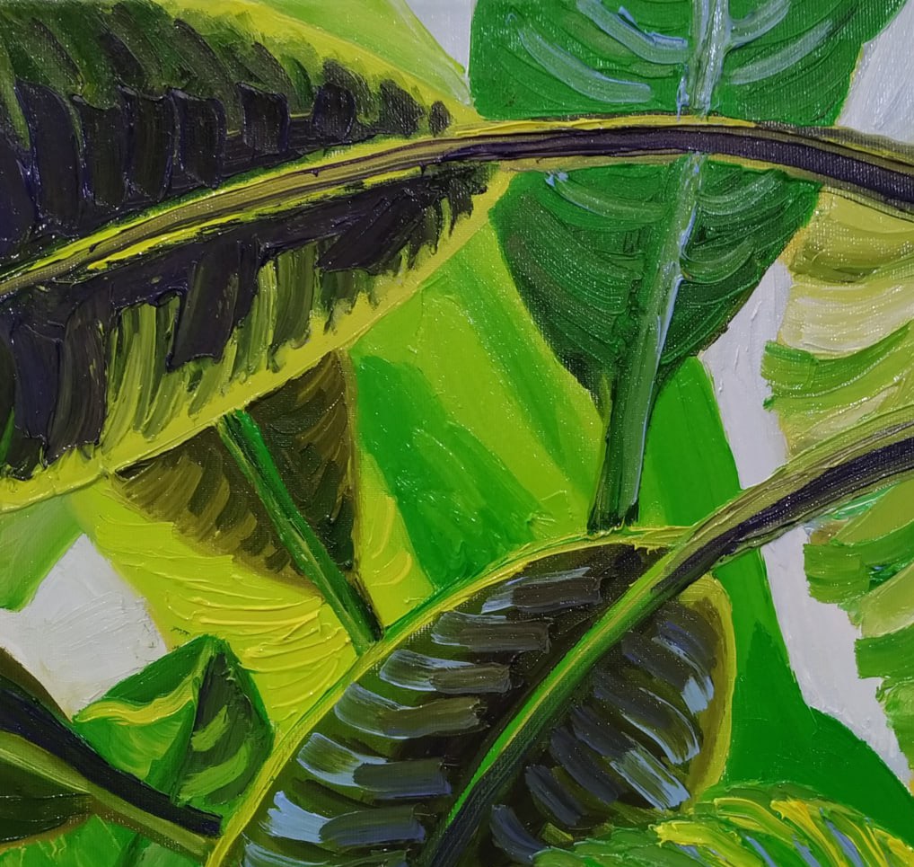 Oil painting Tropics Nina L - 2