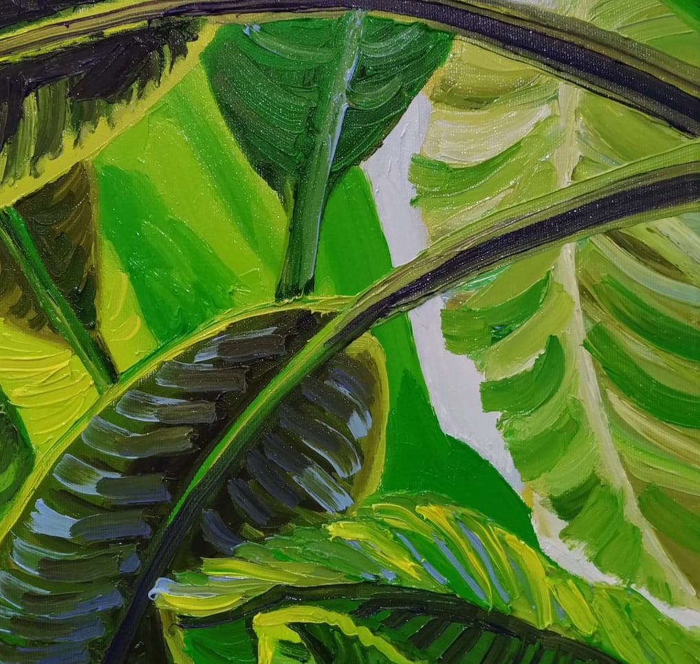 Oil painting Tropics Nina L - 9
