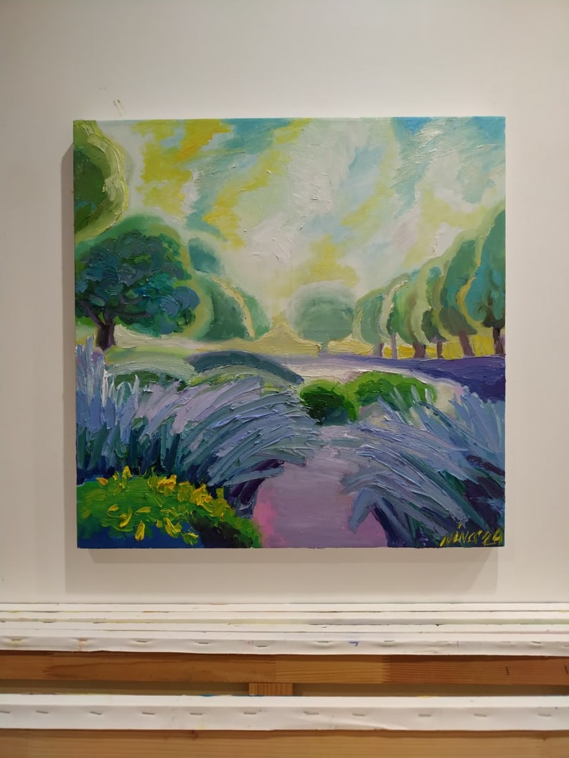 Oil painting Botanical garden Nina L - 10