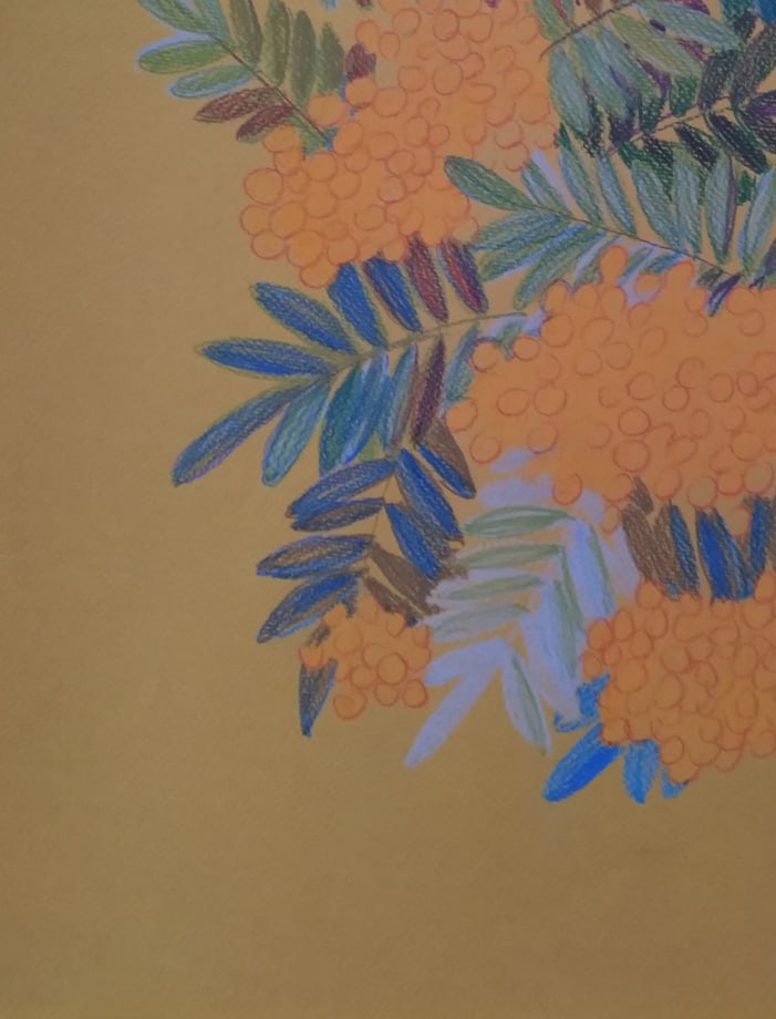Oil painting mountain ash Nina L - 7