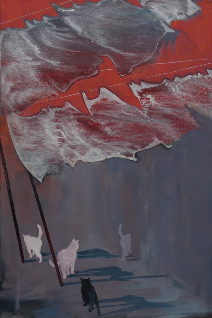 Acrylic painting to old addresses Natalia V.: Title: Acrylic painting to old addresses Natalia V. Description: 01Vc Painter: Natalia V. S?ze: 90x60 cm/ 35.43x23.62 inches Components: acrylic, canvas Original painting CONDITION: exellent ERA: 2020