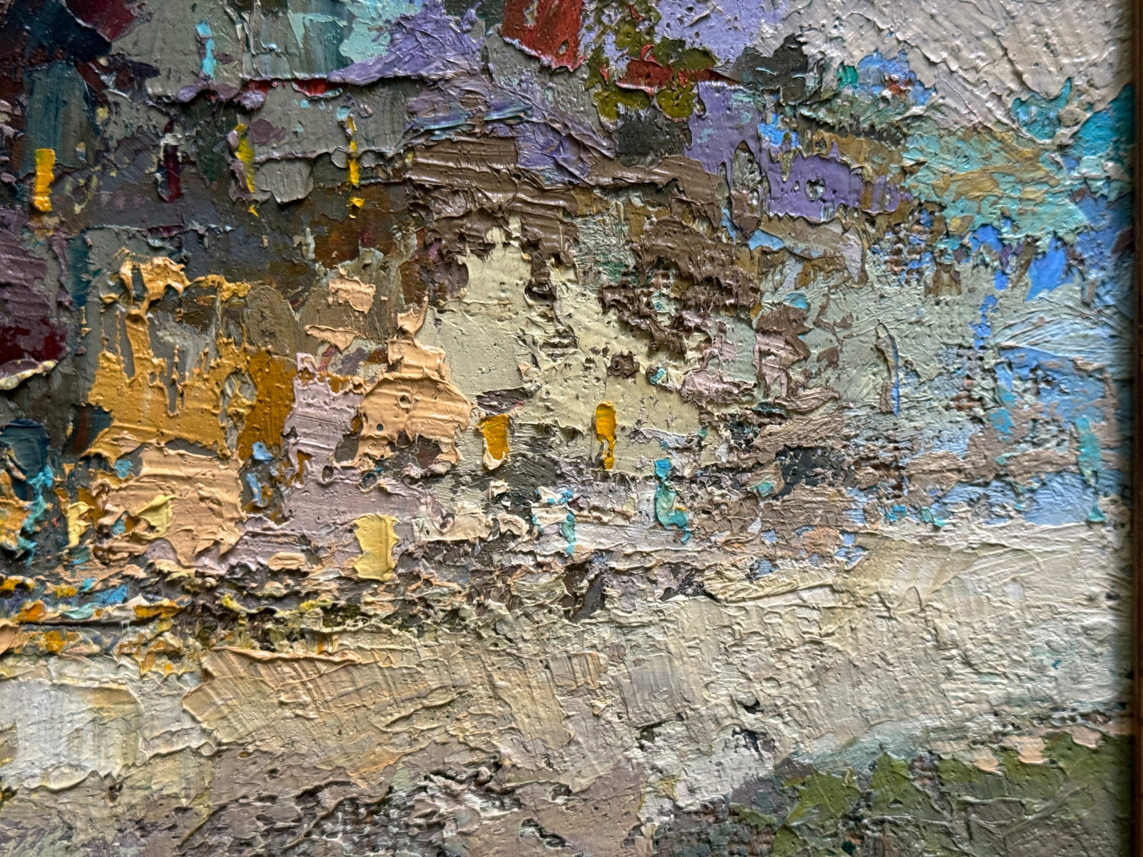 Oil painting with frame Cityscape K. Leonid - 6