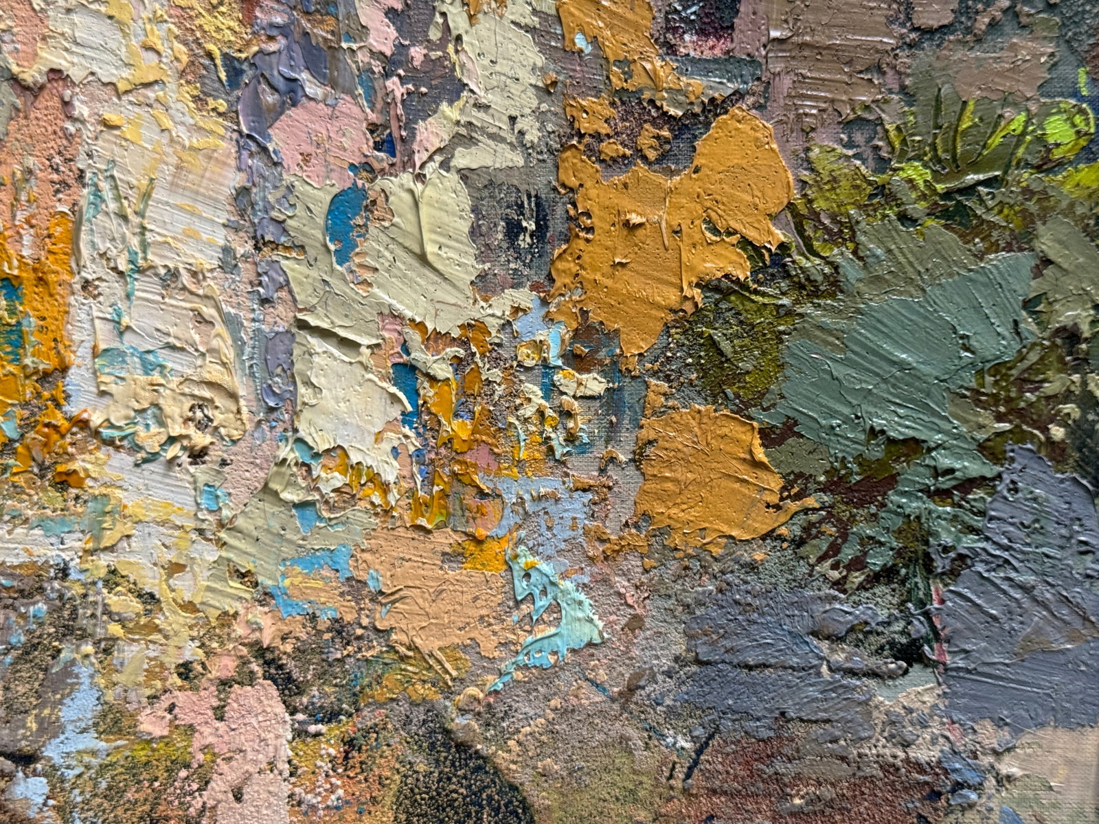 Oil painting with frame City K. Leonid - 7