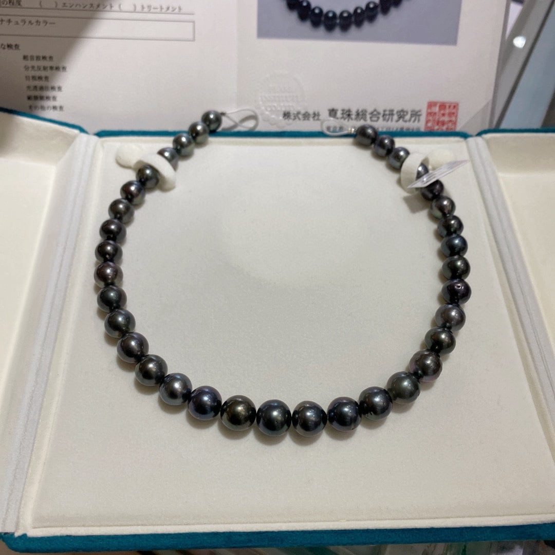 Tahitian Black Pearl Necklace - 2