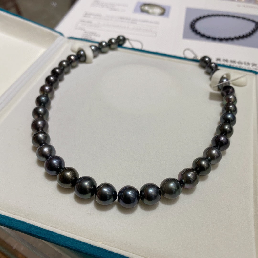 Tahitian Black Pearl Necklace - 3