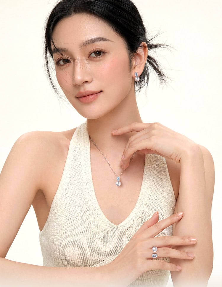 18K Gold Akoya Pearl Ring - 2