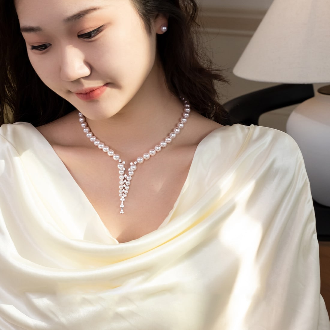 18K Gold AKOYA Pearl Necklace - 2