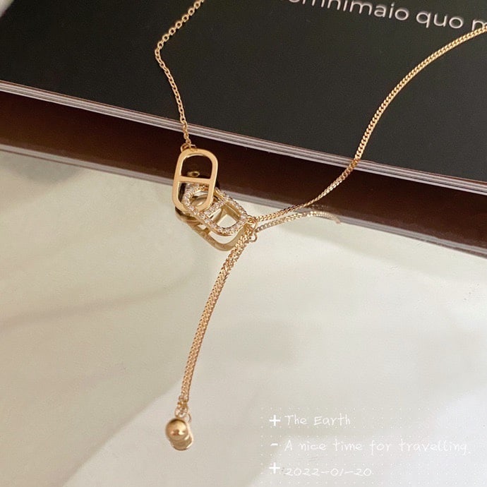 18K Gold Lab-Grown Diamond Necklace - 2