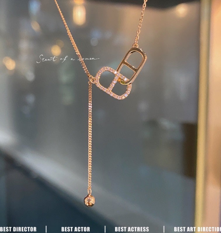 18K Gold Lab-Grown Diamond Necklace - 7