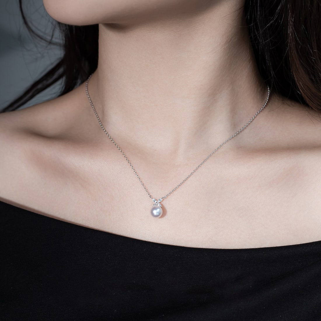 S925 Silver AKOYA Seawater Pearl Pendant - 2
