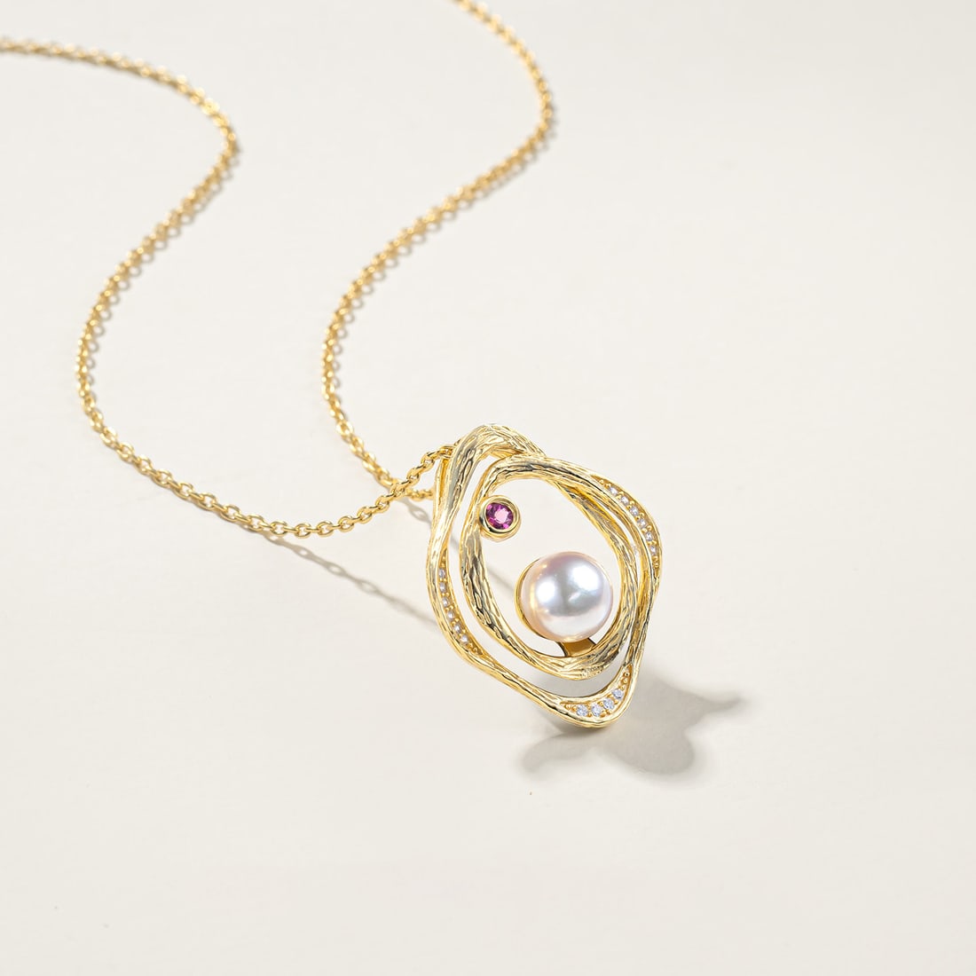 S925 Silver Akoya Pearl Necklace Pendant - 3