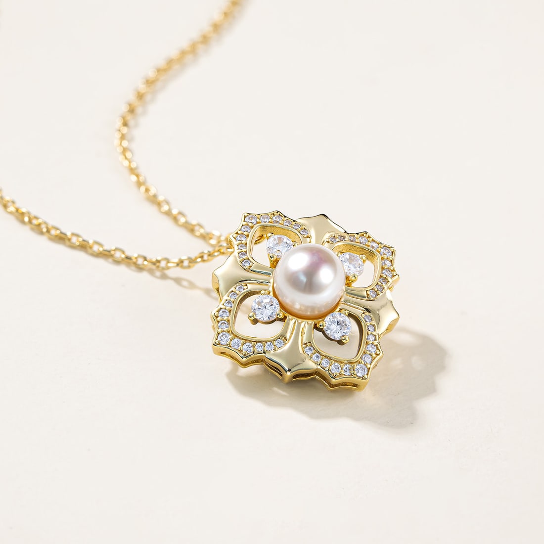 S925 Silver Seawater Pearl Necklace Pendant - 3
