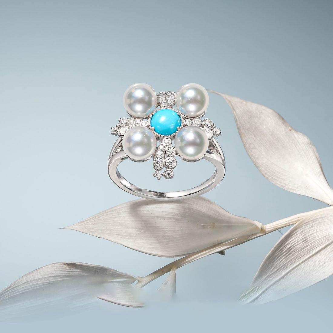 Silver Saltwater Pearl Ring - 3