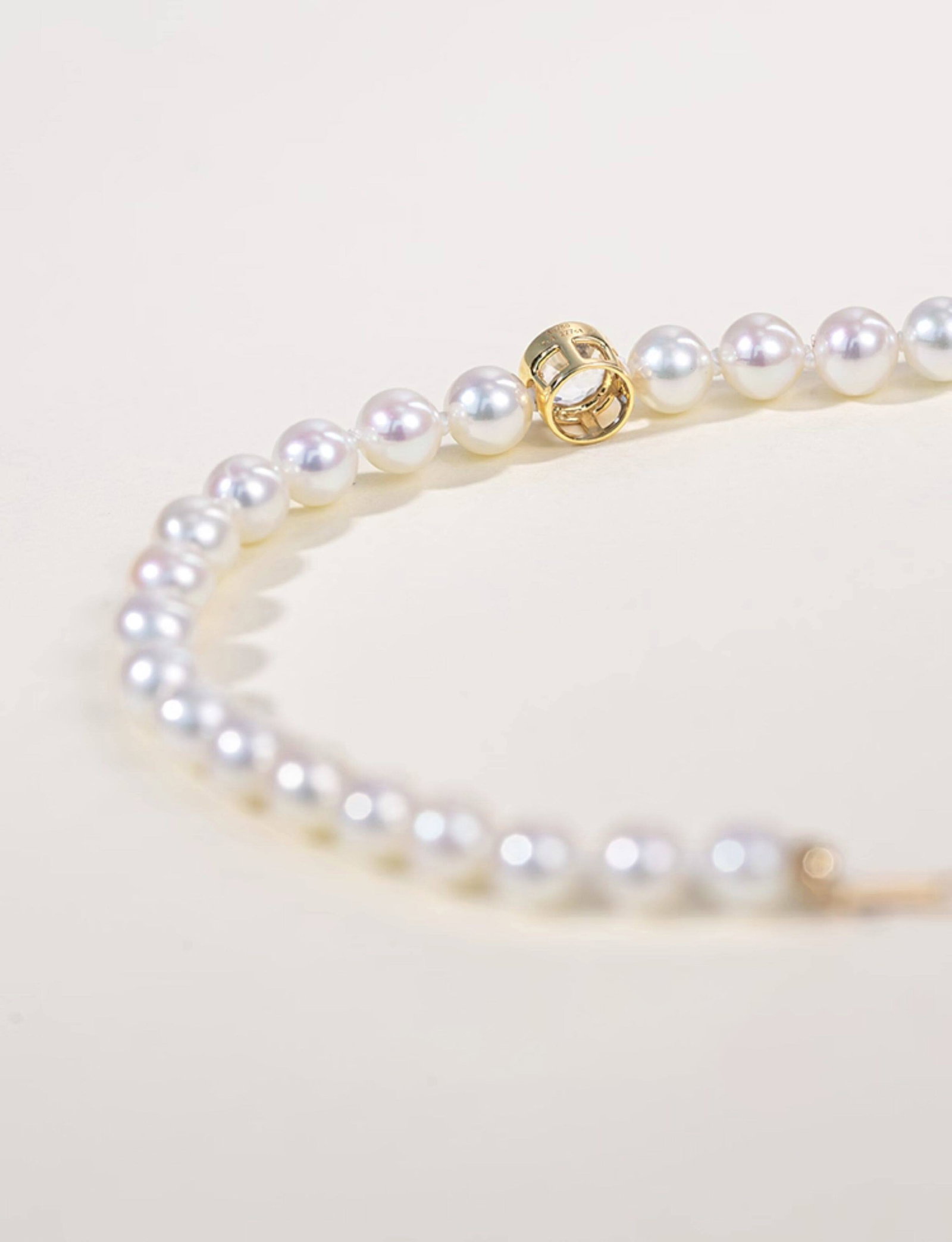 18K Gold Freshwater Pearl Bracelet - 4
